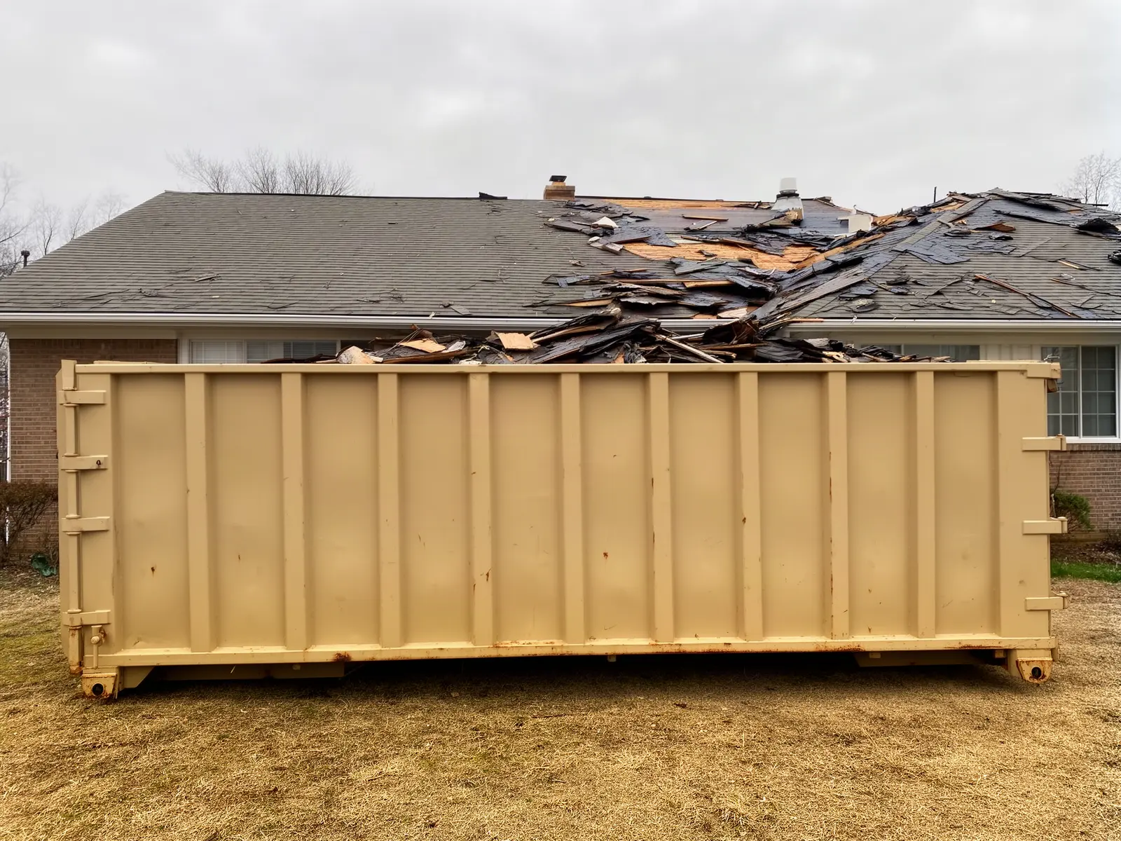 Roll-off dumpster from Craig's Dumpster Rental in Billings, MT